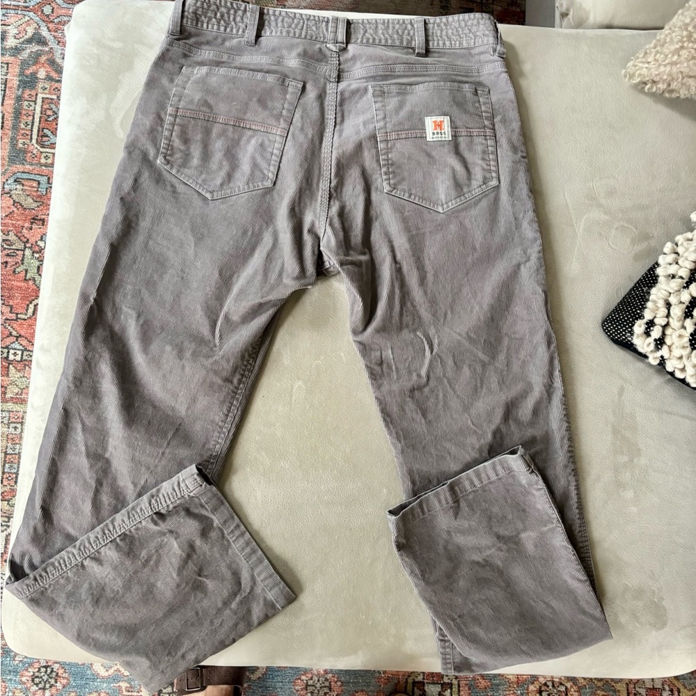 Howler Brothers Men's Gray Corduroy Pants - Straight Leg - Picture 4 of 7